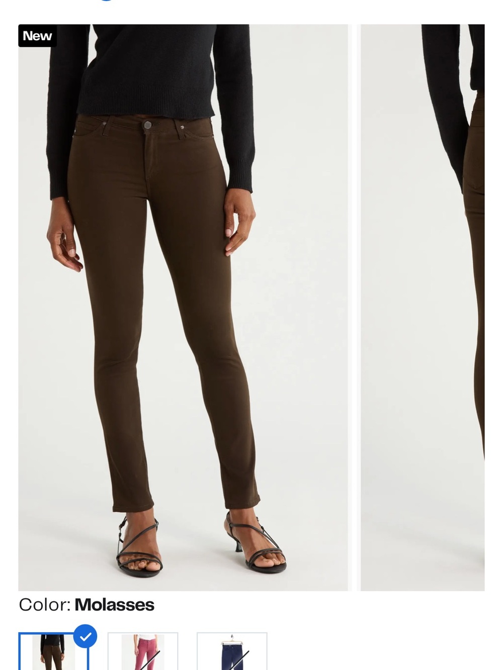 Ag Adriano Goldschmied Prima Cigarette Leg Pants in Molasses Color EUC